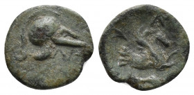 ASIA MINOR. Uncertain. Ae (Circa 1st century BC-1st century AD) 1gr 11.9mm