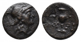 Aiolis, Myrina. ca. 2nd-1st century B.C. AE 0.8gr 9.7mm