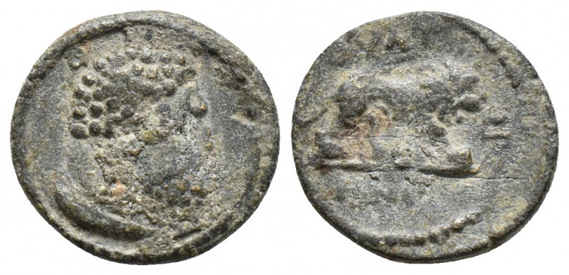 LYDIA, Thyateira. Pseudo-autonomous issue. 2nd-3rd centuries AD. Æ 1.6gr 14.5mm