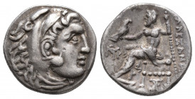 KINGS of MACEDON. Alexander III. 336-323 BC. AR Drachm Kolophon 4.1gr 17.2mm