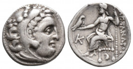 KINGS OF MACEDON. Alexander III ‘the Great’, 336-323 BC. Drachm Kolophon 4.1gr 18.1mm