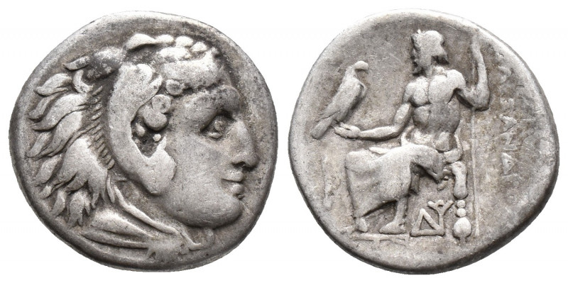 KINGS of MACEDON. Philip III Arrhidaios. 323-317 BC. AR Drachm Abydos 4.1gr 17.5...