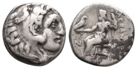 KINGS OF MACEDON. Alexander III ‘the Great’, 336-323 BC. Drachm Kolophon 3.8gr 15.3mm