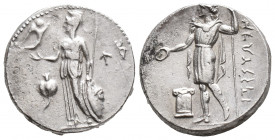 PAMPHYLIA, Side. Circa 370-360 BC. AR Stater 10.7gr 20.4mm
