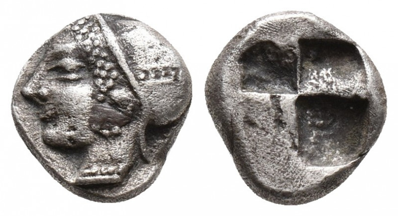 Ionia. Phokaia circa 521-478 BC. Obol AR 0.5gr 11.8mm