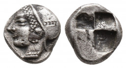 Ionia. Phokaia circa 521-478 BC. Obol AR 0.5gr 11.8mm