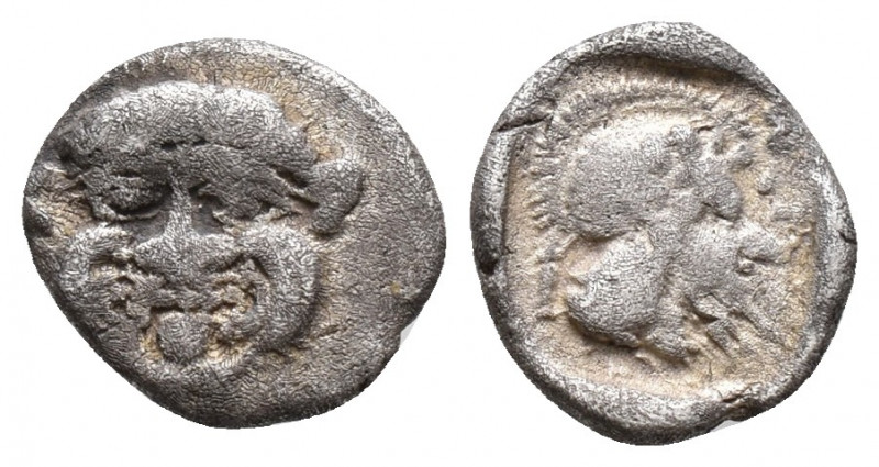 PAMPHYLIA, Aspendos. Circa 420-360 BC. Obol 0.3gr 6.9mm