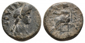 PHRYGIA, Eumeneia. Domitia. Augusta, AD 82-96. Æ 2.7gr, 14.1mm