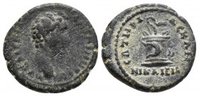 Bithynia. Nikaia . Antoninus Pius AD 138-161. 4.2gr, 18.8mm