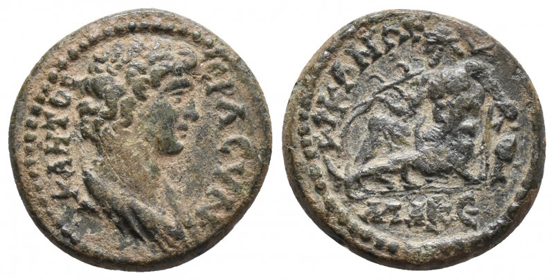 Lydia, Tabala. Pseudo-autonomous civic issue. early 3rd century A.D. AE 21 mm, 5...