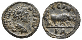 MYSIA. Parium. Caracalla 198-217 . Ae 1.8gr, 15.1mm