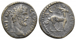 IONIA. Ephesos. Septimius Severus 193-211 . Ae 3gr,16.8mm