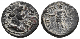 Phrygia. Hierapolis. Pseudo-autonomous issue AD 218-222. Ae 3.3gr, 16.4mm