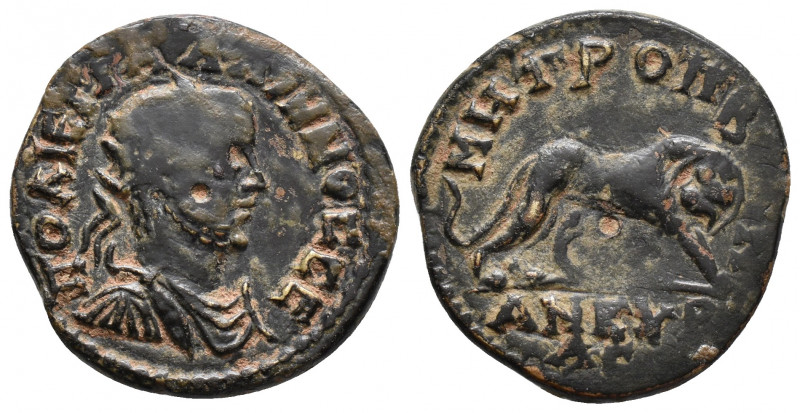 GALATIA. Ancyra. Gallienus 253-268 . Ae 4.9gr, 23.2mm