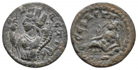 PHRYGIA. Eumenea. Pseudo-autonomous 2nd century . Ae. 2.7gr, 17.3mm