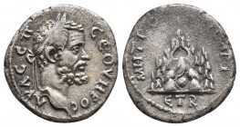 Septimius Severus (193-211). Cappadocia, Caesarea-Eusebia. AR Drachm 2.8gr 18.4mm