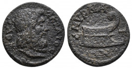 IONIA. Smyrna. Pseudo-autonomous. Time of the Severans (193-235). Ae. 3.3gr 17.9mm