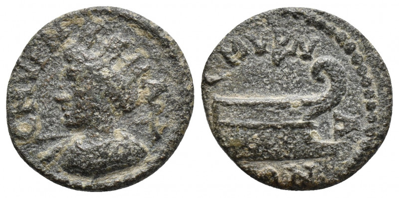 Ionia, Smyrna Æ20. Pseudo-autonomous issue, circa 2nd-3rd century BC 2.6gr 16.6m...