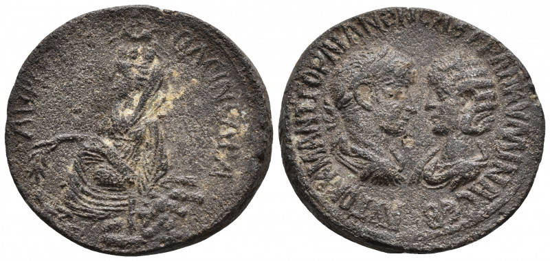 Mesopotamia, Singara. Gordian III and Tranquillina. A.D. 238-244 22.5gr, 31.5mm