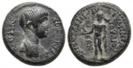 PHRYGIA. Eumenea. Nero (54-68). Ae. Julius Kleon, magistrate. Weight: 5.0 g. Diameter: 18 mm.