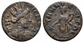 Aiolis. Temnos. Pseudo-autonomous issue Time of Valerian and Gallienus (253-268 AD) 2.9gr 16.9mm