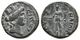 IONIA, Smyrna. Pseudo-autonomous issue. 2nd century AD. Æ 5.1gr 17.4mm