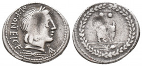 Roman Republic Mn. Fonteius C.f, 85 BC. AR Denarius (3.8 gr, 20.2 mm)