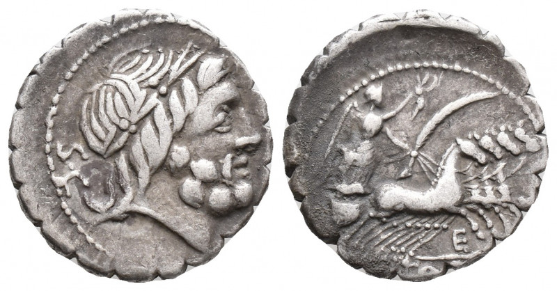 Roman Republic Antonia. C. Antius C.f. Restio. Denarius. 83-82 BC (3.7gr, 18mm)