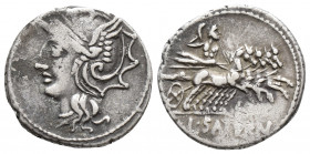 Roman Republic Naevius. C. Naevius Balbus. Denarius. 79 BC. (3.1gr, 18mm)