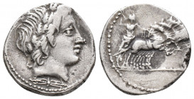 Roman Republic Gargilius, Ogulnius, and Vergilius. 86 BC. AR Denarius (4.0gr, 18.6mm)