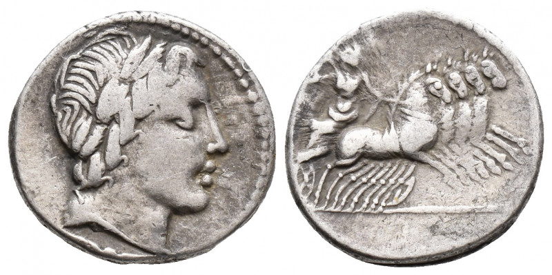 Roman Republic Gargilius, Ogulnius, and Vergilius. 86 BC. AR Denarius (4.1gr, 17...