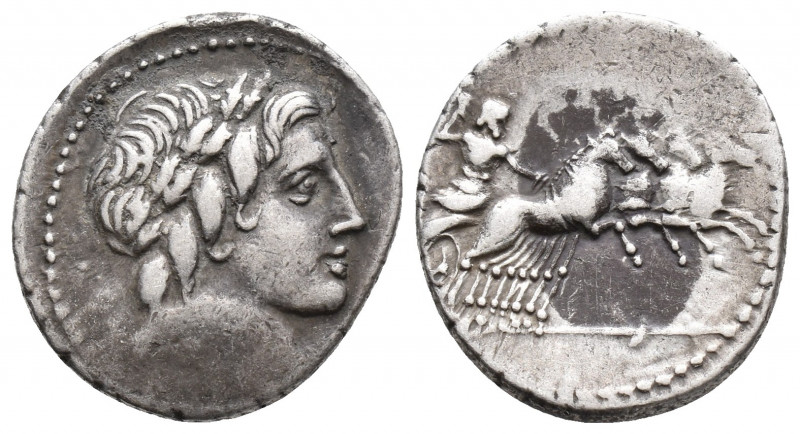 Roman Republic Gargilius, Vergilius and Ogulnius AR Denarius. Rome, 86 BC. 4.0gr...