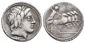 Roman Republic Gargilius, Vergilius and Ogulnius AR Denarius. Rome, 86 BC. 4.1gr 19.3mm