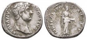 Hadrian. AD 117-138. AR Denarius (3.4gr, 17.3mm)
