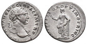 Trajan. AD 98-117. AR Denarius(2.7gr, 18.3mm)