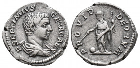 Geta. As Caesar, AD 198-209. AR Denarius (2.8gr, 18.8mm)