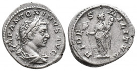 Caracalla. AD 198-217. AR Denarius 3.5gr, 19.2mm