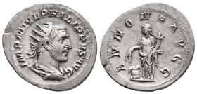 Philip I. Antoninianus. 245 AD. 3.8gr, 24.3mm