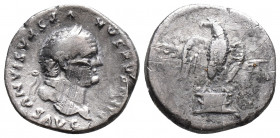 Vespasian. AD 69-79. AR Denarius 3.2gr, 18.6mm