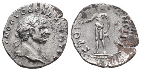 Trajan. AD 98-117. AR Denarius 2.3gr 19.9mm