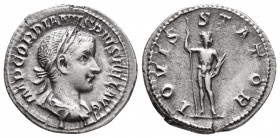 Gordian III. AD 238-244. AR Denarius 3.0gr, 19.6mm
