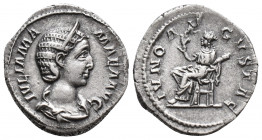 Julia Mamaea. Augusta, AD 222-235. AR Denarius 2.9gr, 19.5mm