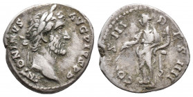 Antoninus Pius. AD 138-161. AR Denarius 3.3gr 17.1mm