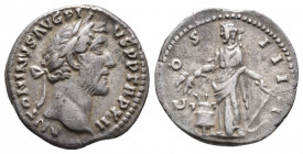 Antoninus Pius. AD 138-161. AR Denarius 2.4gr, 17,7mm