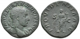 Severus Alexander Sestertius. Rome, AD 231-235. Ae 20.6gr, 28.6mm