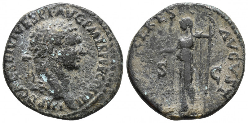 Domitian . Rome Sestertius AD 81-96 Ae 8.4gr, 26.4mm