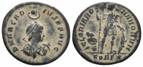 Arcadius. AD. 383-408. Ae 5.7 gr. 23.3 mm
