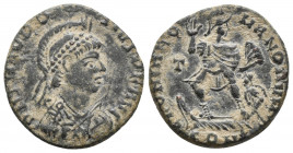 Theodosius I. AD 379-395. Ae 4.5gr, 20.8mm
