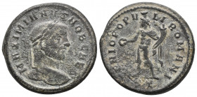 Maximianus Herculius 286-305 AD . AE Nummus 10.9gr, 27.2mm