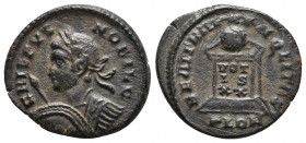 Crispus, as Caesar AD 316-326. Treveri
Follis Æ 2.7gr, 17mm
